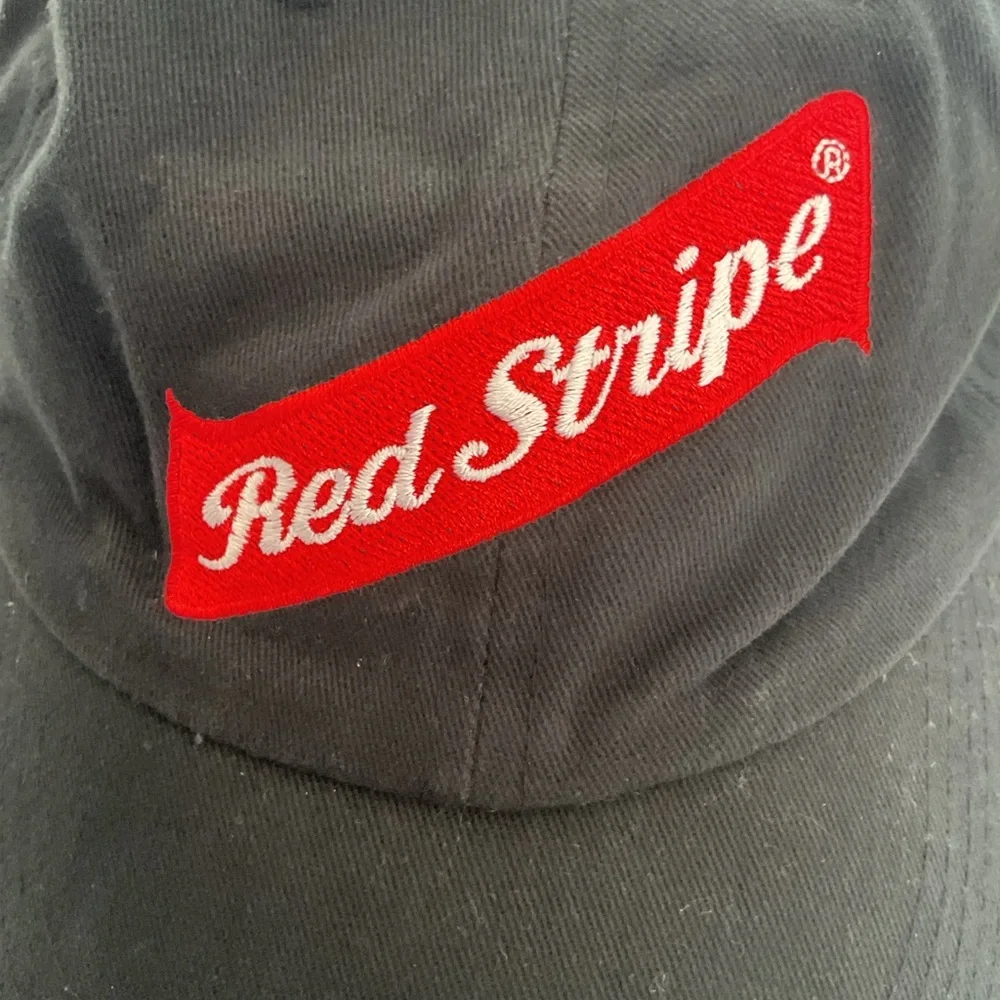 Red Stripe Baseball Hat OSFM